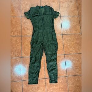Dark Green Jumpsuit